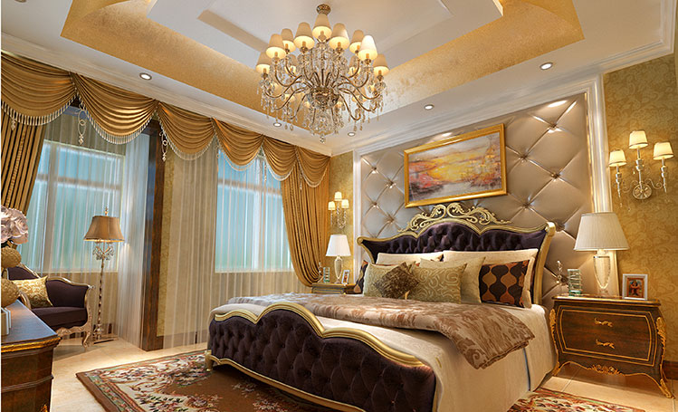 卧室图片来自交换空间刘杨成室内设计师在新奢华满足你个性化需求的分享