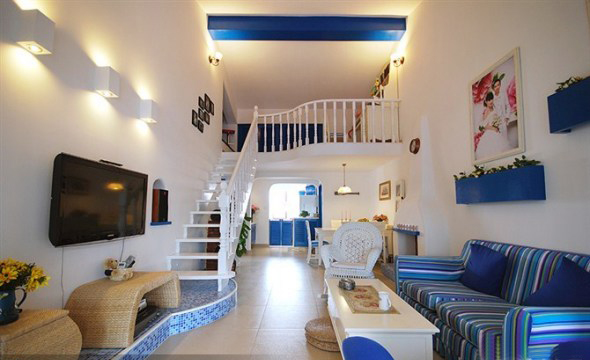 地中海 复式装修 复式地中海 凯旋城 楼梯图片来自别墅装修设计--Hy在地中海--复式的分享