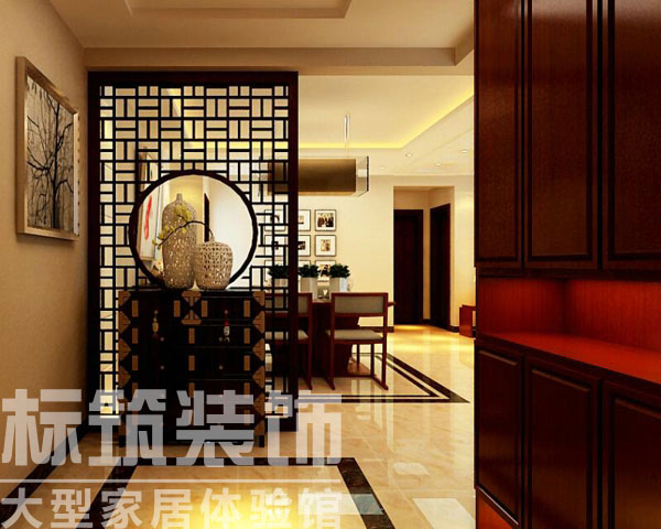 中式 标筑 成都装修 三居 客厅 卧室 厨房 玄关图片来自四川标筑装饰公司在标筑装饰-中式风格的分享