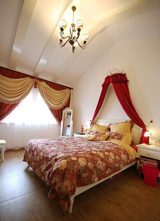 地中海 复式装修 复式地中海 凯旋城 卧室图片来自别墅装修设计--Hy在地中海--复式的分享