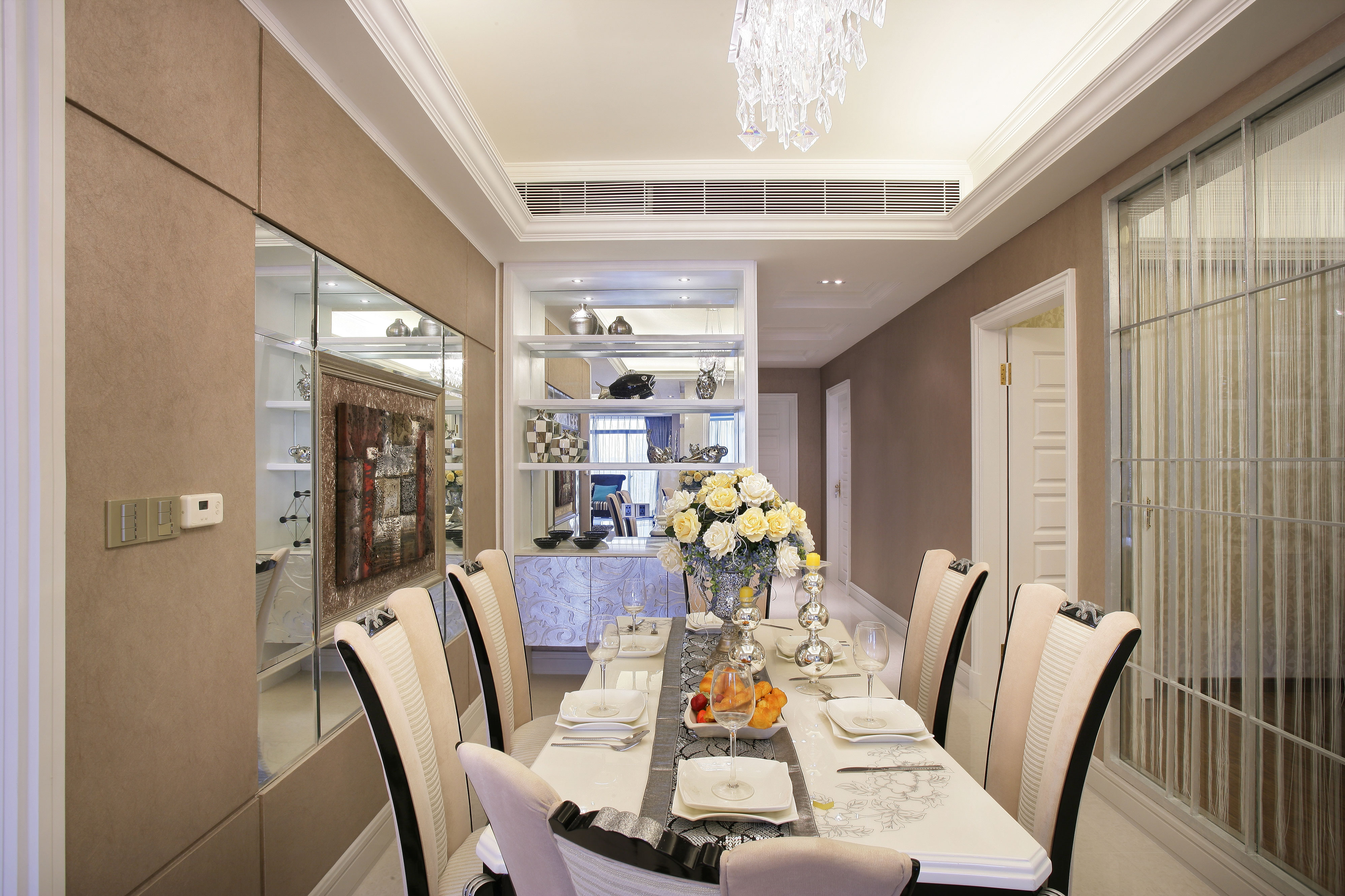 欧式 装修 设计 首开常青藤 三居 餐厅图片来自北京高端公寓装修设计在简欧风格首开常青藤装修设计案例的分享