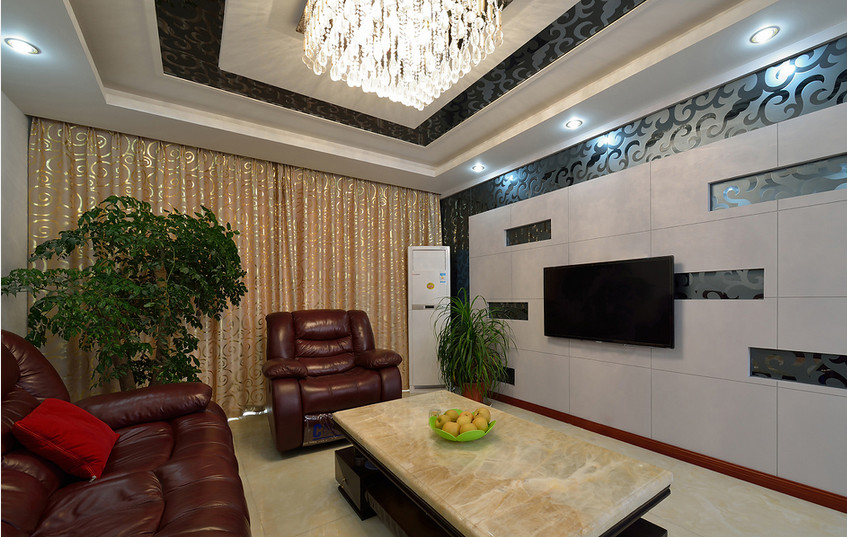 简约 现代 四居室 白领 嘉年华 80后 混搭 客厅图片来自尚品老木匠装饰在嘉年华国际社区-现代风格的分享