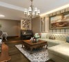 通过沙发背景完美的曲线，精益求精的细节处理，展现出整体家居大方、舒适之感，实际上和谐是欧式风格的最高境界。