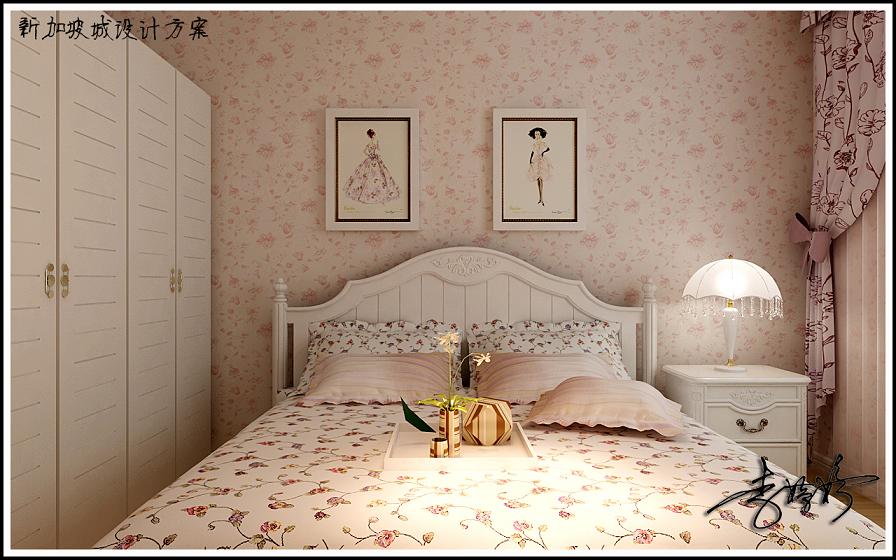 田园 现代 二居 卧室图片来自百家装饰小帅在新加坡城92㎡的分享