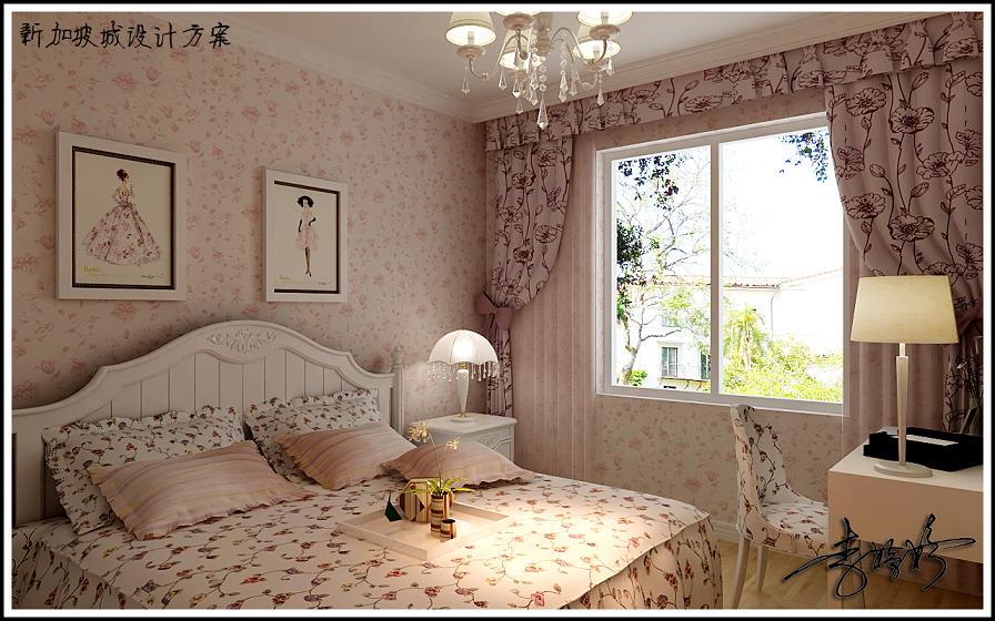 田园 现代 二居 卧室图片来自百家装饰小帅在新加坡城92㎡的分享