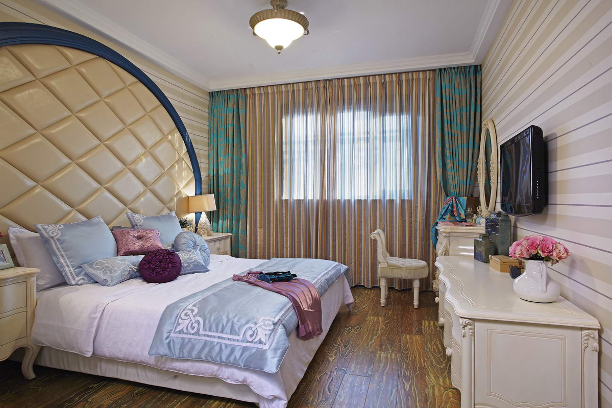 卧室图片来自北京今朝装饰在地中海风格的完美演绎的分享
