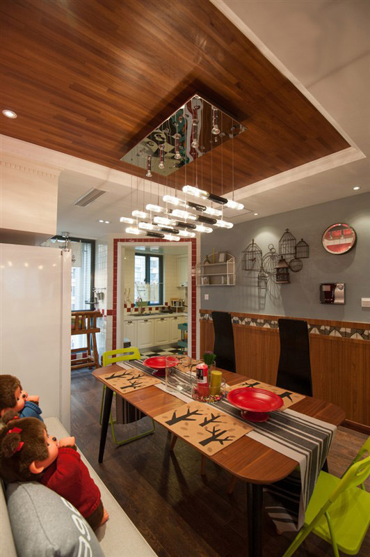 田园 三居 简约 餐厅图片来自实创装饰晶晶在100平三口之家的田园雅居的分享