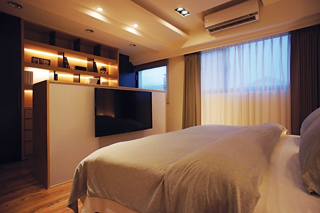 简约 三居 卧室图片来自实创装饰上海公司在温润质蕴人文三居的分享