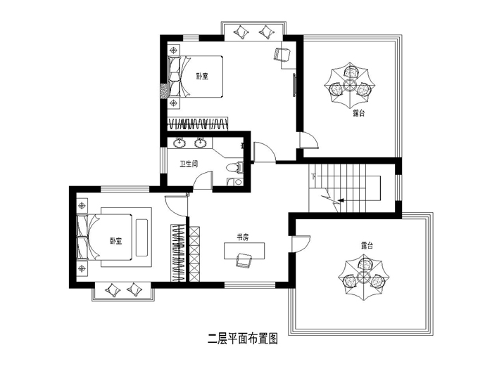 刘杨 刘杨成 户型图图片来自交换空间刘杨成室内设计师在深色古典混搭复式家的分享