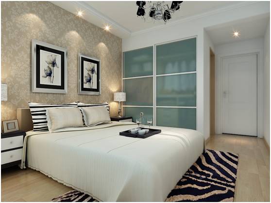 简约 混搭 三居 白领 卧室图片来自杭州实创杜家斌在东港佳苑120平简约三居室的分享