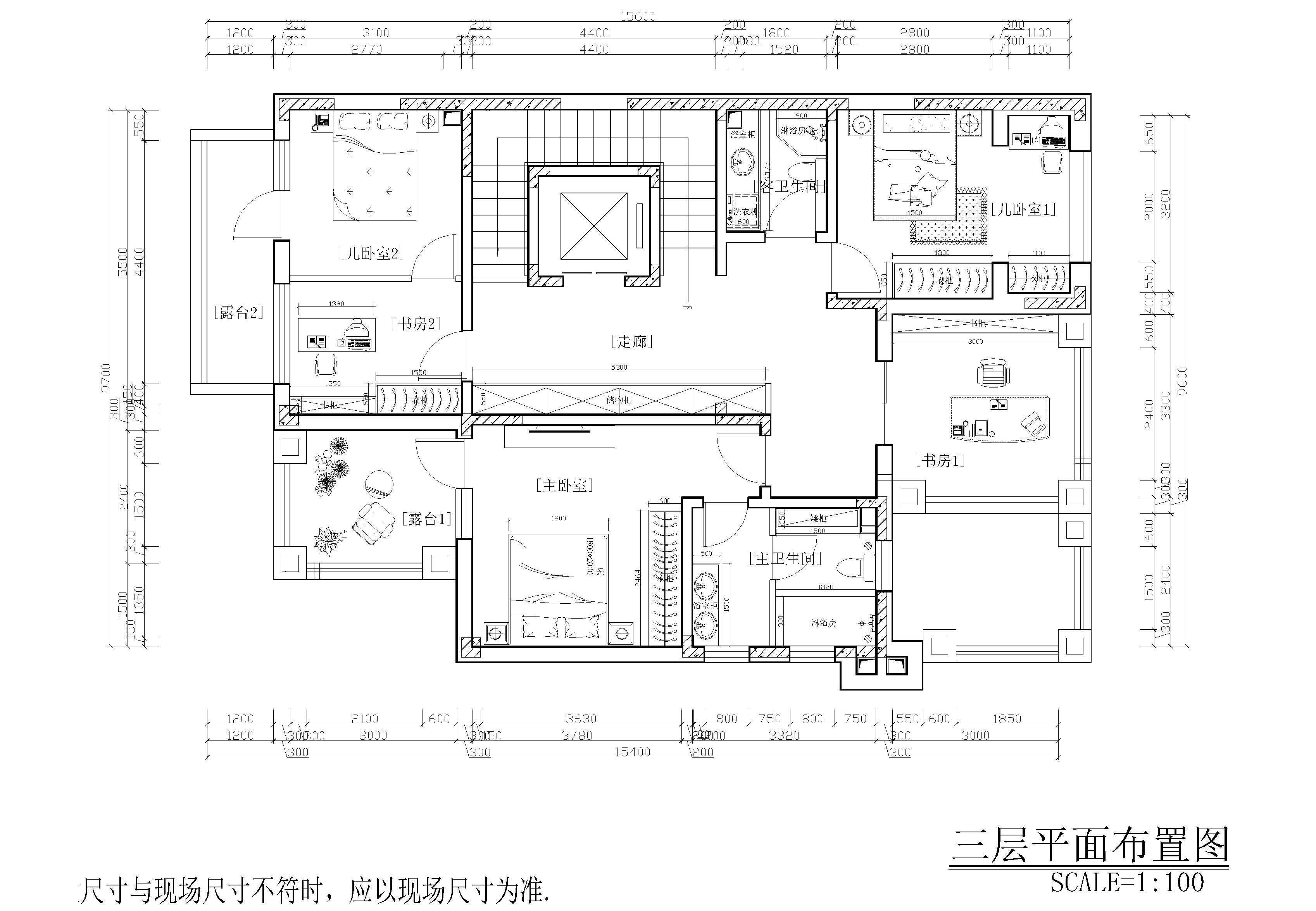 美式田园 别墅 户型图图片来自轻舟装饰-90后的华仔在香巴拉家园-603平米-欧式田园的分享