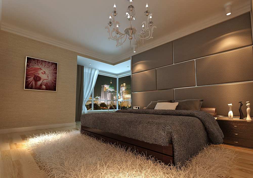 半包、现代 卧室图片来自百家装饰杨乐乐在金地滨河260的分享