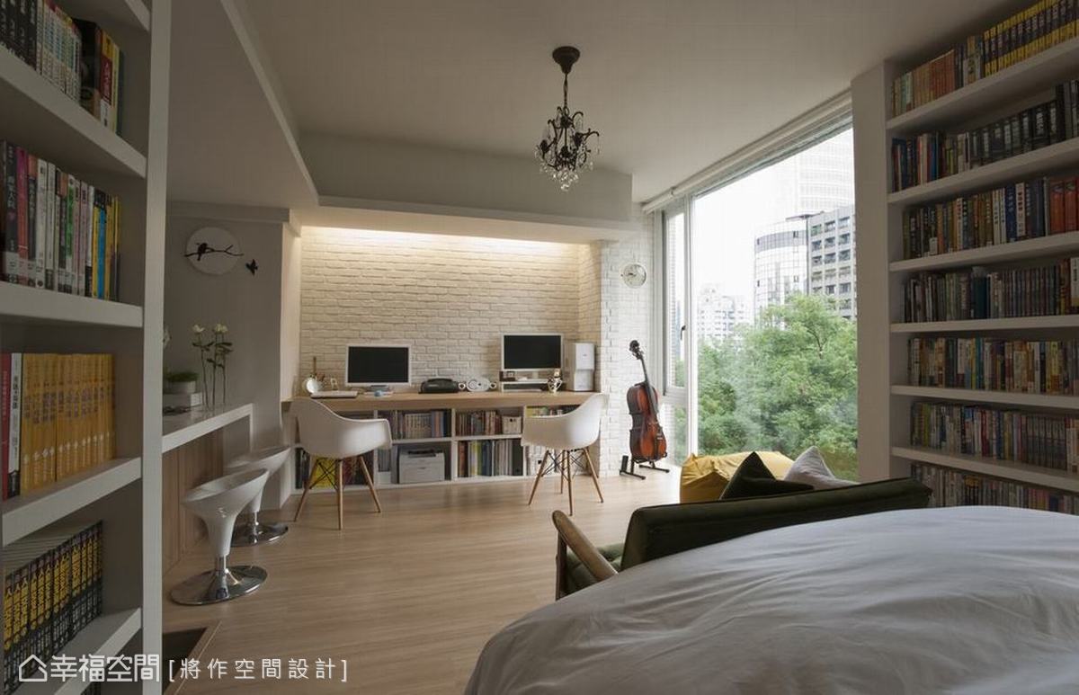 卧室图片来自幸福空间在40平打造乡村绿意小豪宅的分享