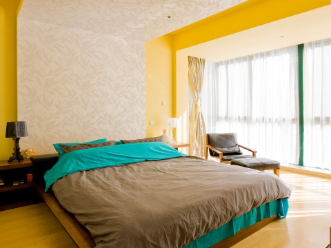 V7西园 现代简约 装修设计 室内设计 北京别墅 高端公寓 卧室图片来自别墅装修设计yan在V7西园现代简约风格案例的分享