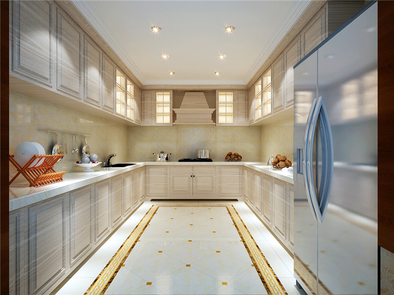 厨房图片来自天津科艺隆装饰在科艺隆-保利海棠湾-简欧风格的分享