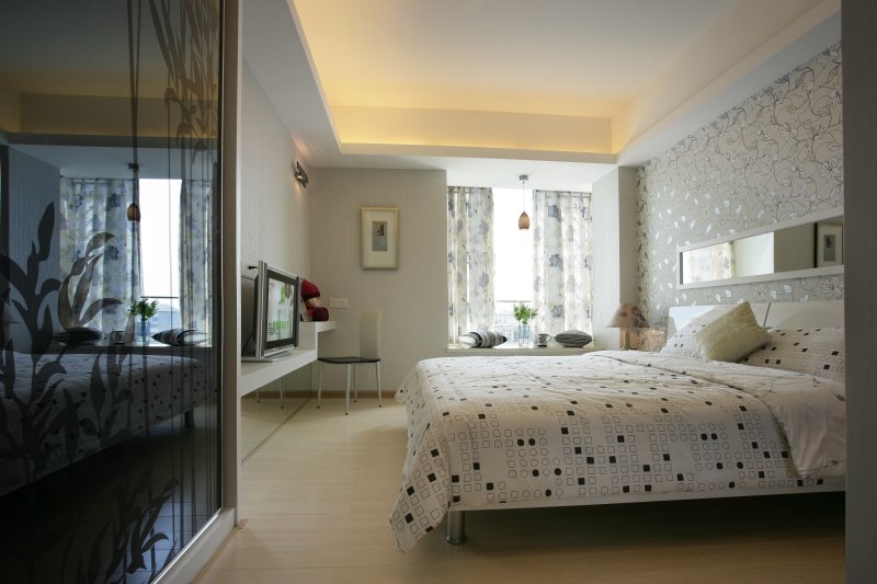 卧室图片来自北京今朝装饰在80平米三口之家的温馨空间的分享