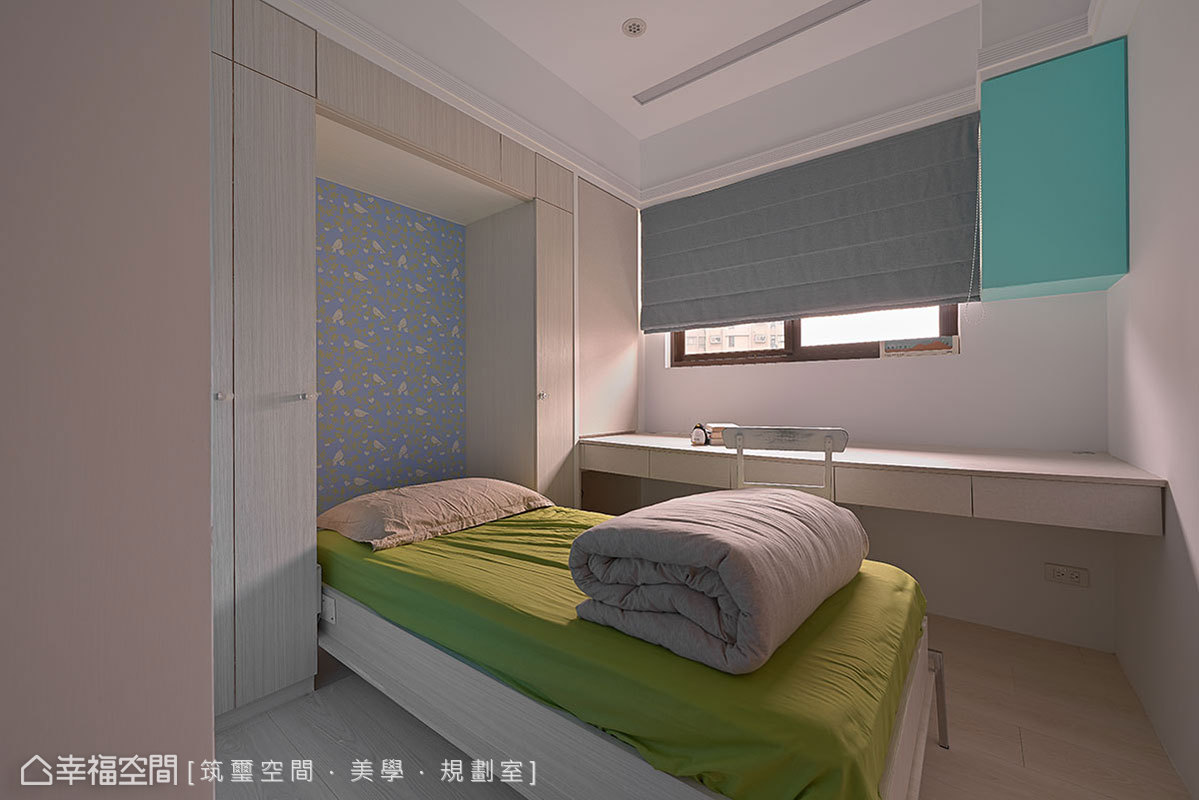 卧室图片来自幸福空间在89平创意与工业风灵魂住家的分享