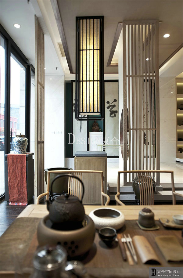 新中式 茶室 陈设 一居 商业 其他图片来自東合設計在茶室的分享