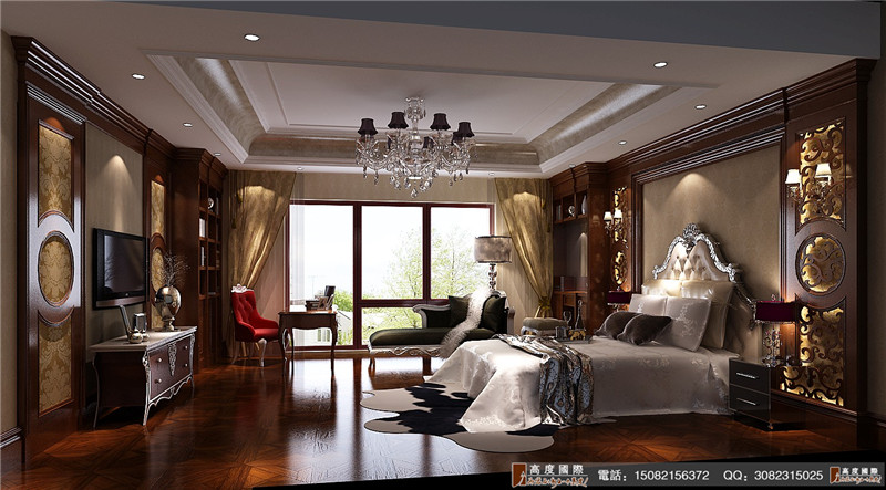 高度国际 卧室图片来自成都高端别墅装修瑞瑞在美式古典风格-----成都高度国际的分享