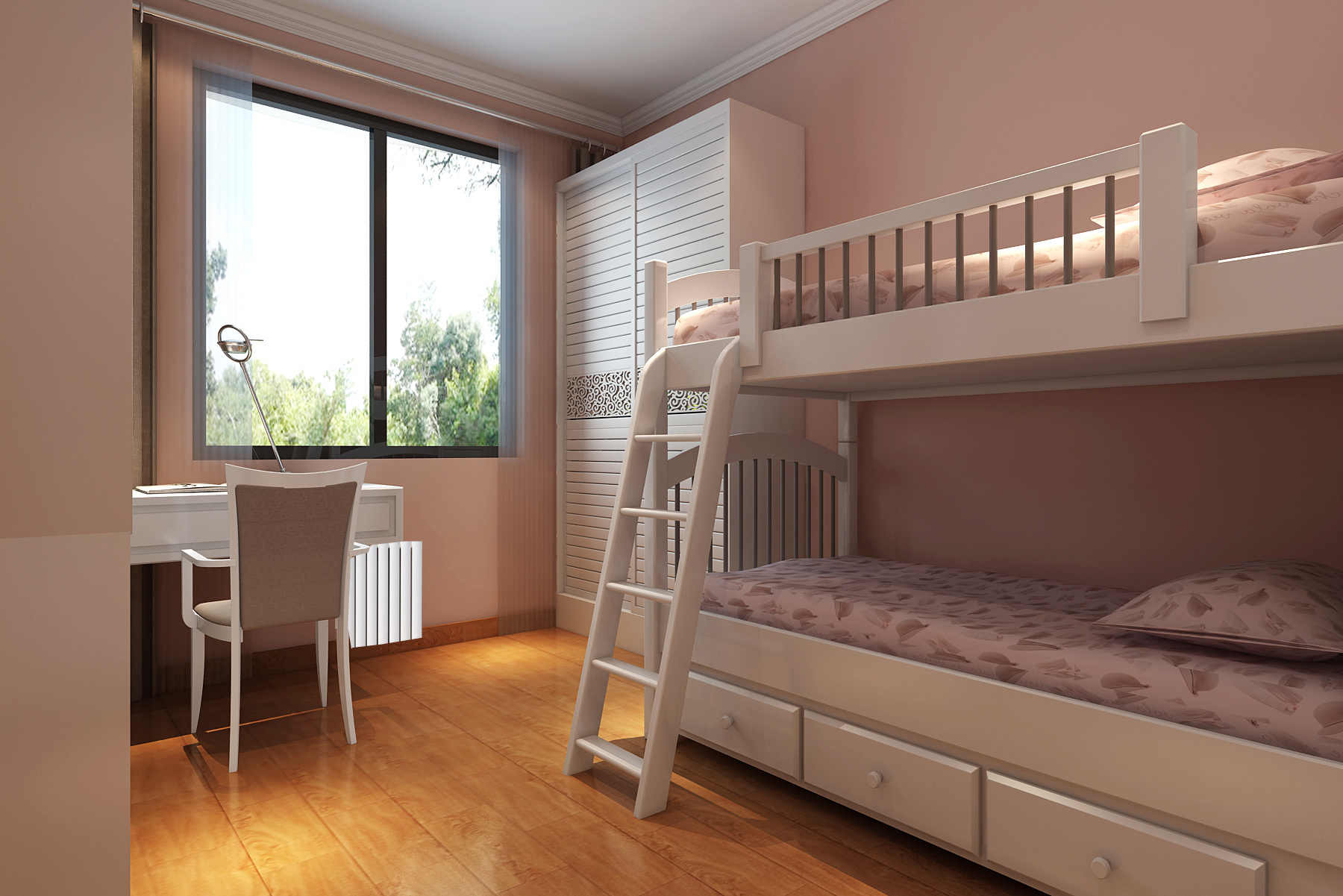 儿童房图片来自用户2652703143在东方鼎盛时代130平三居装修方案的分享
