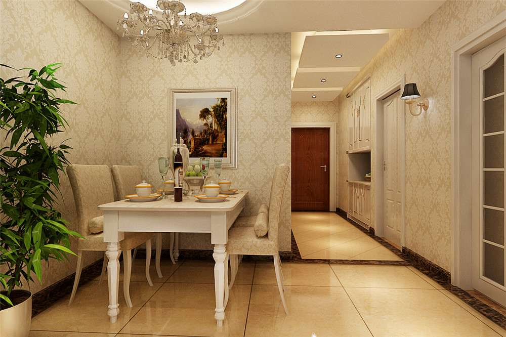 简约 二居 白领 餐厅图片来自天津科艺隆装饰在科艺隆-金隅满堂-现代简约-87平的分享