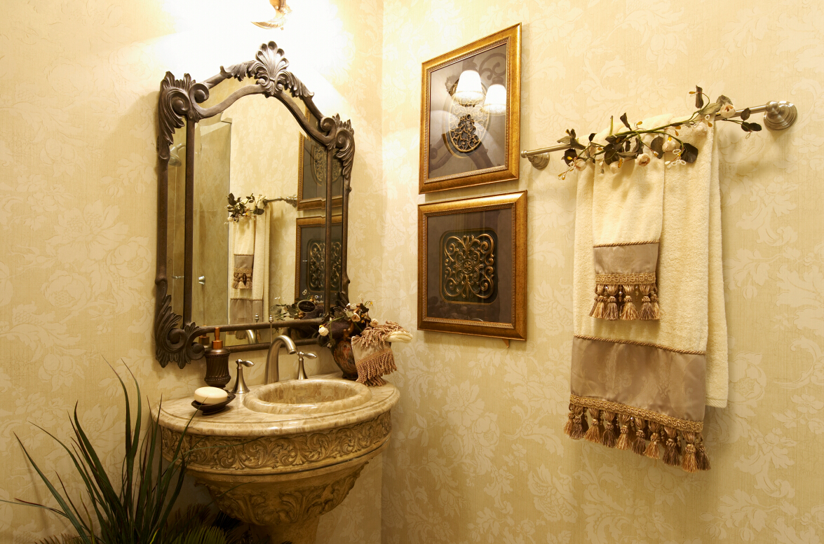 美式 卫生间图片来自紫禁尚品设计师李擎在丽宫美式风格的分享