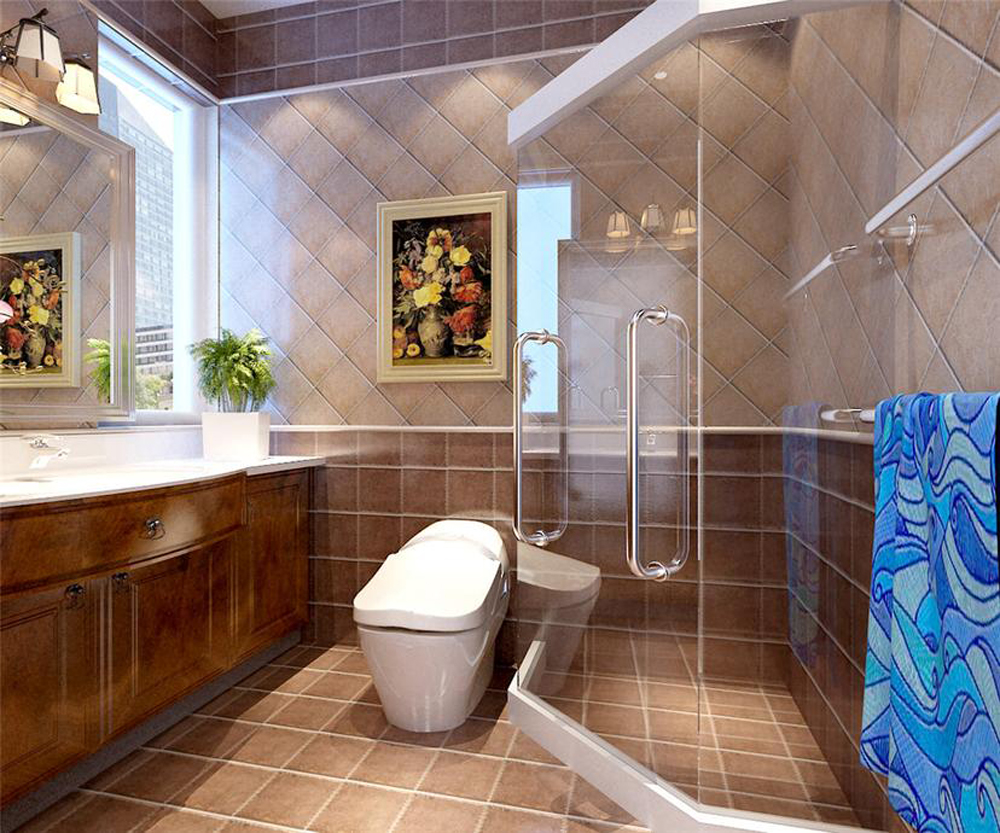 简欧 二居 白领 卫生间图片来自天津科艺隆装饰在科艺隆-金隅满堂-简欧风格-90平的分享