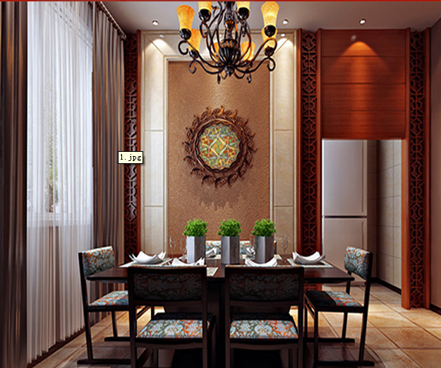 欧式 别墅 餐厅图片来自lisha家在青城后山的分享