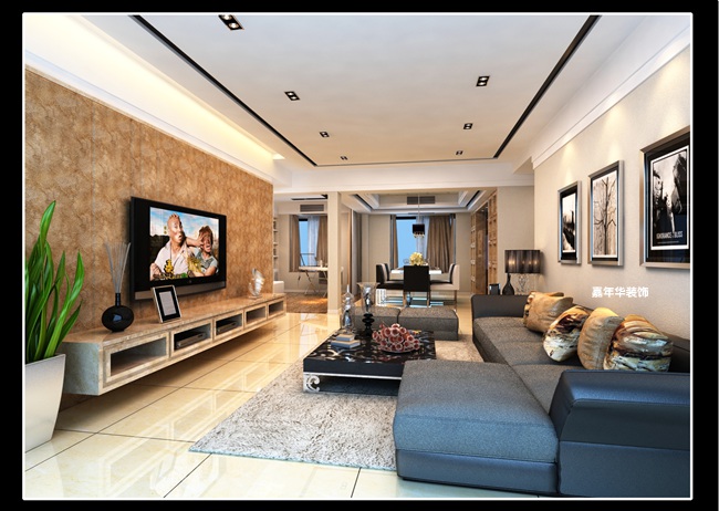 现代 三居 软装 客厅图片来自武汉嘉年华装饰在万科高尔夫的分享
