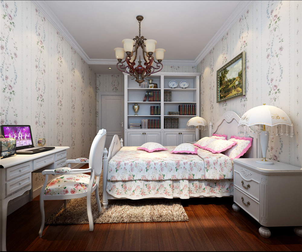 简约 三居 白领 卧室图片来自天津科艺隆装饰在科艺隆-香缇花园-现代简约-111平的分享