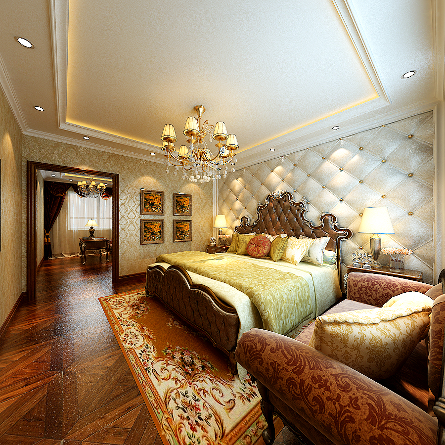 欧式 卧室图片来自百家装饰小王在中海明珠 165平的分享