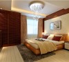 张简单的图饰壁纸床头背景墙就能让您拥有一个别样风情的卧室空间.