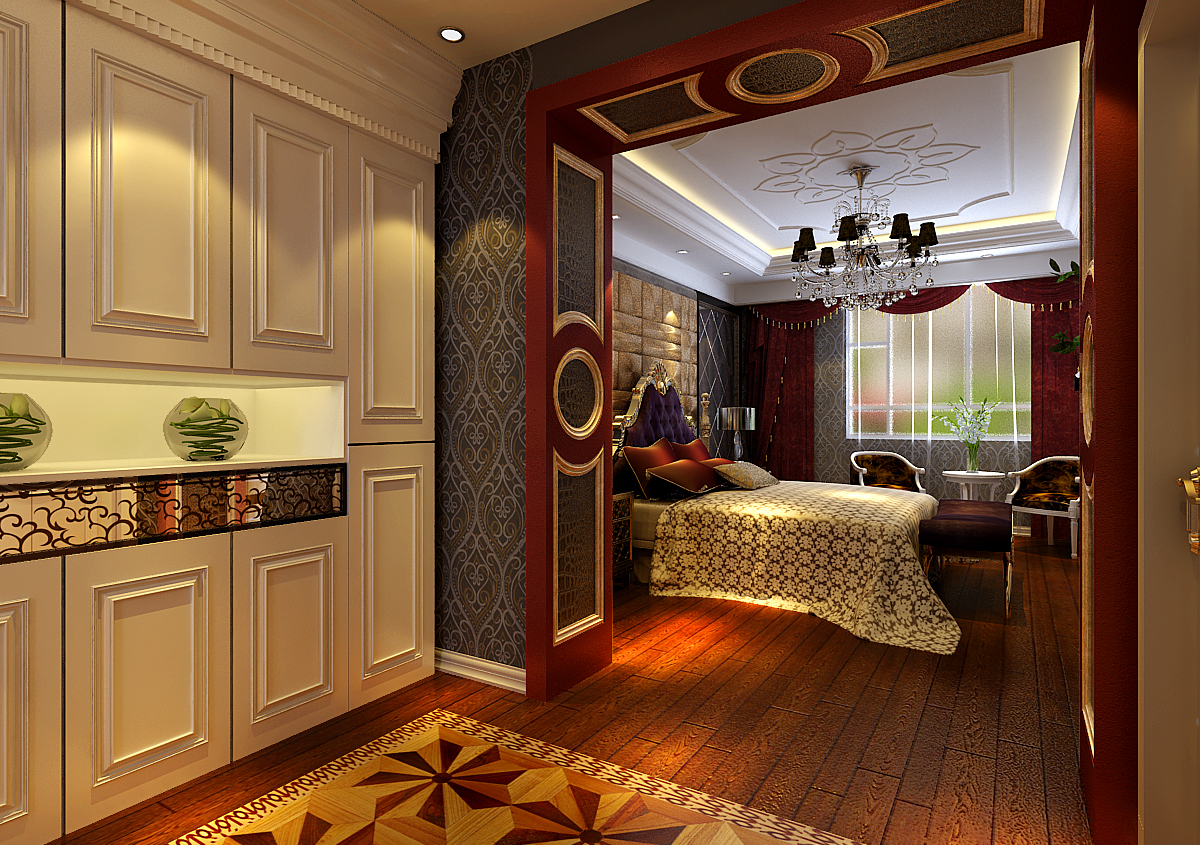 欧式 卧室图片来自百家装饰杨乐乐在碧桂园银河城220的分享