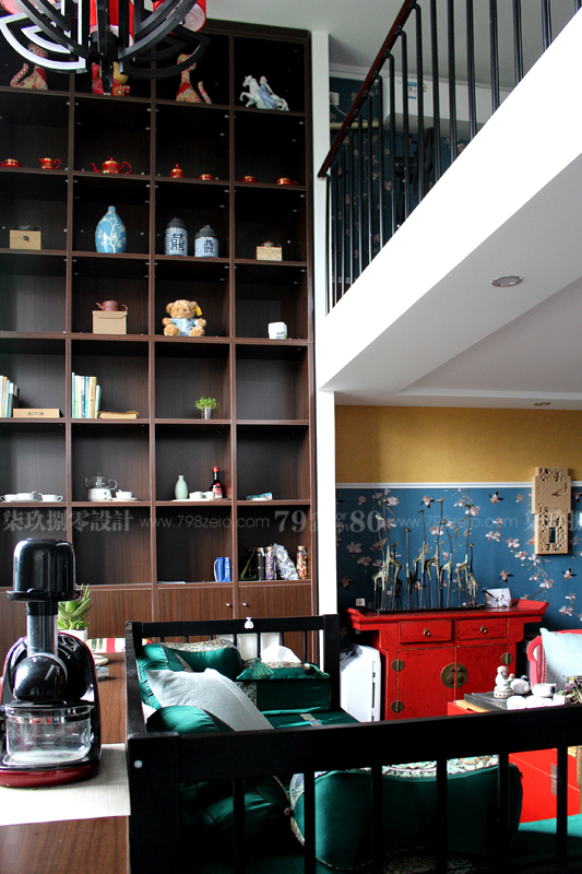 二居 新中式 七九八零 客厅图片来自七九八零设计工作室在87平米新中式复式公寓的分享