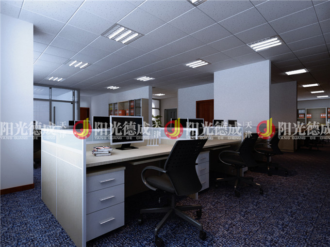 办公 商业 现代 客厅图片来自天津阳光德成装饰公司在捷远办公的分享