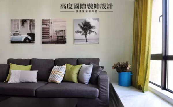 简约 小资 白领 三居 客厅图片来自高度国际装饰阿一在96平米 现代简约风的分享