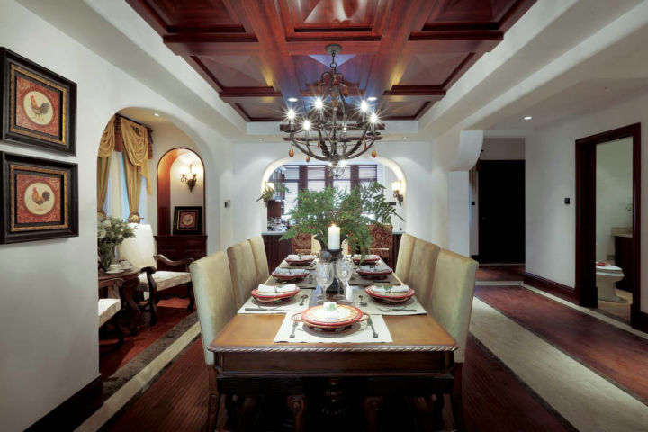鹭湖宫 450平米 法式风格 别墅 餐厅图片来自cdxblzs在鹭湖宫 450平米 法式风格 别墅的分享
