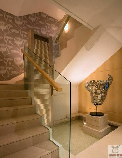 万科金域蓝 130平米 现代简约 四室 楼梯图片来自cdxblzs在万科金域蓝湾 130平米 现代简约的分享