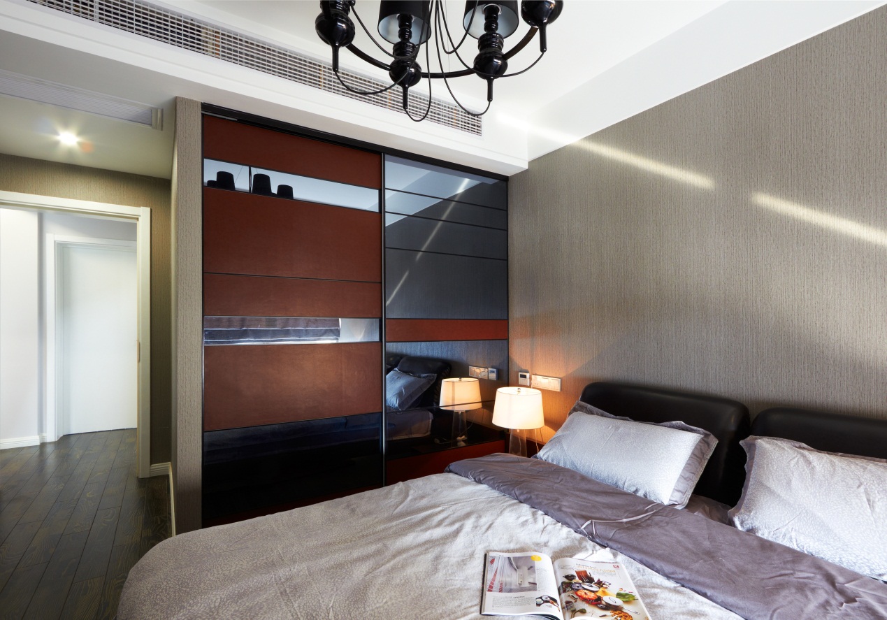 简约 80后 小资 空调 卧室图片来自大金家用中央空调在公寓型家用中央空调安装案例的分享