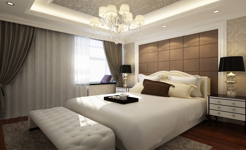 刘杨成 卧室图片来自交换空间刘杨成室内设计师在107平奢华大气的舒适三居室的分享