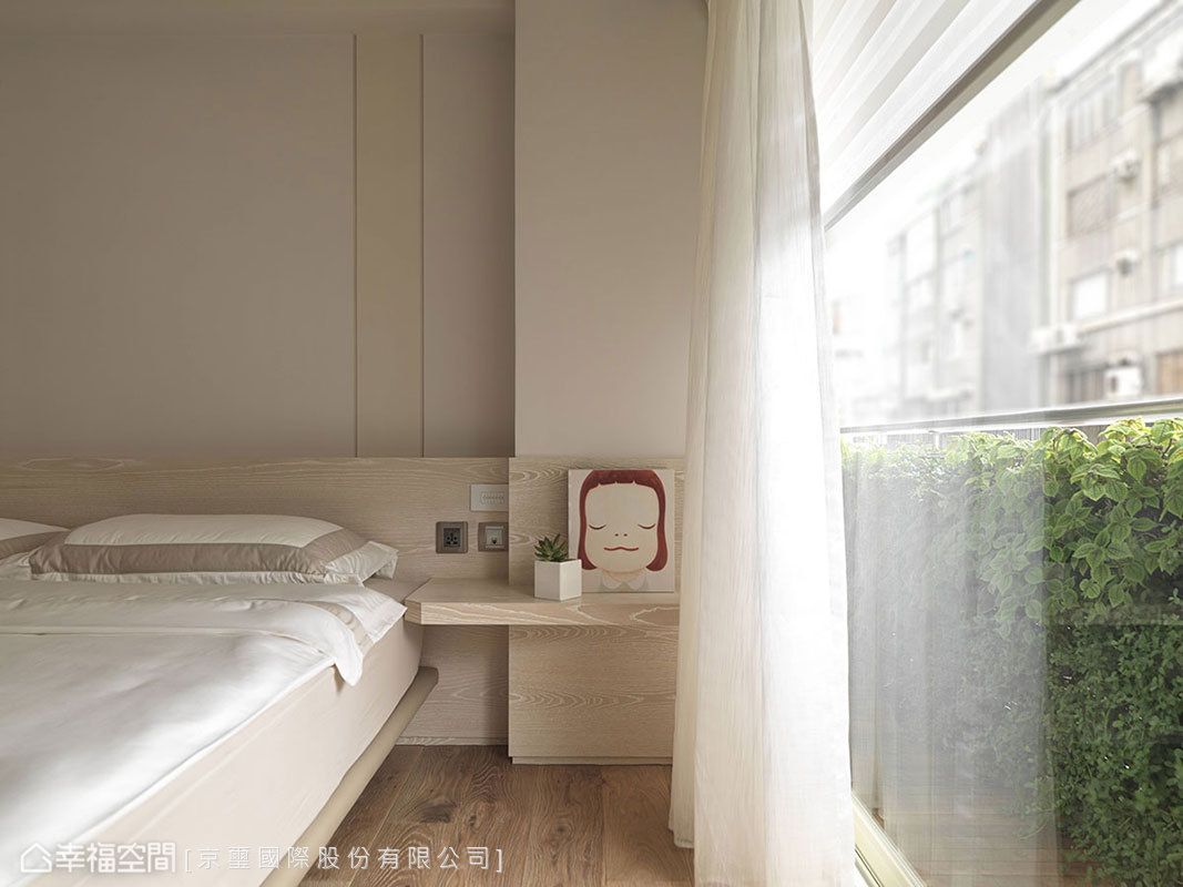 卧室图片来自幸福空间在248平艺廊气质 绿意光影大宅的分享