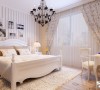 卧室设计：
通过造型顶床头背景及家具的完美结合营造出奢华而又温馨的居所.