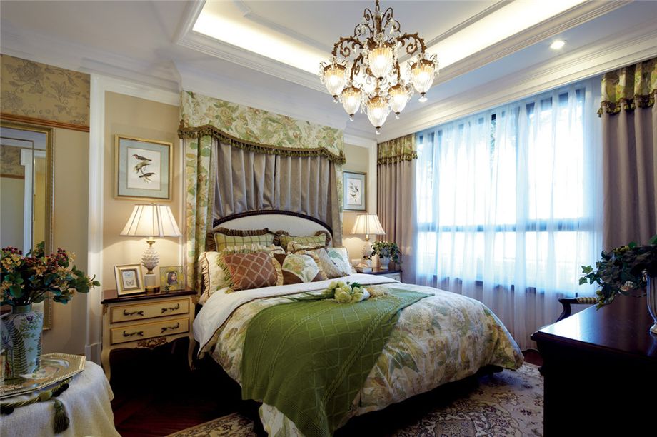 卧室图片来自湖南名匠装饰在深业睿城田园风格的分享