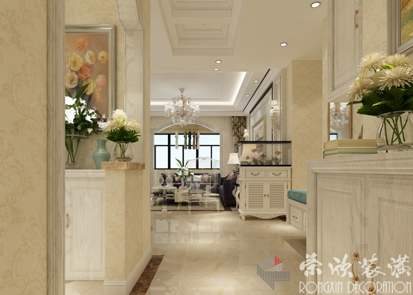 四居 装修案例 锦棠 客厅图片来自上海荣欣装潢河南分公司在低调奢华 锦玉满堂的分享