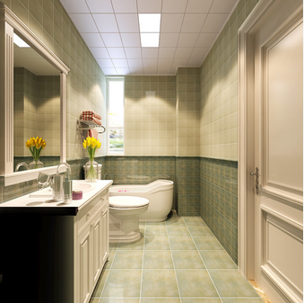 卫生间图片来自西安日升装饰在140平亮色繁花提升空间愉悦气场的分享