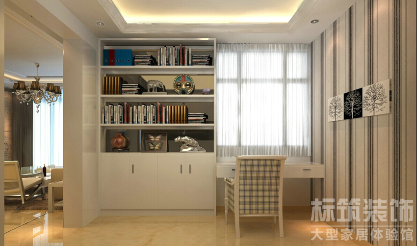 简约 设计 标筑 书房图片来自四川标筑装饰公司在中粮祥云-现代简约的分享