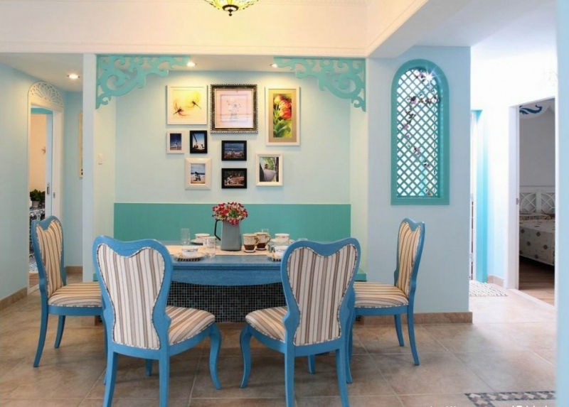 光华逸家 106平米 地中海式 三室 餐厅图片来自cdxblzs在光华逸家 106平米 地中海式 三室的分享