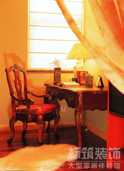 美式 装修 设计 标筑 卧室图片来自四川标筑装饰公司在凯丽香江-美式田园的分享