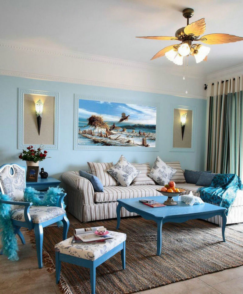 光华逸家 106平米 地中海式 三室 客厅图片来自cdxblzs在光华逸家 106平米 地中海式 三室的分享