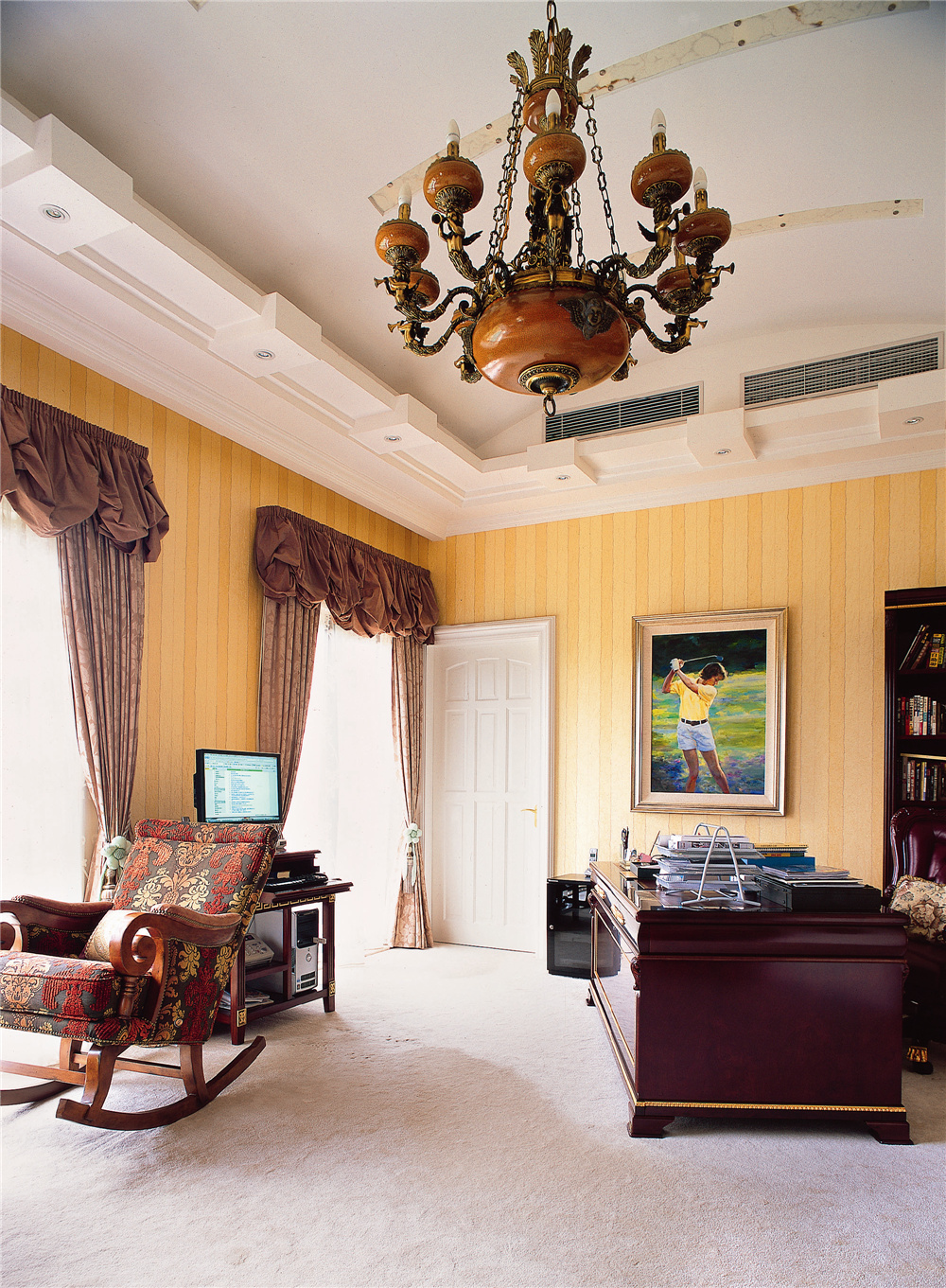 客厅图片来自徐峻在棕榈滩高尔夫别墅装修实景展示的分享